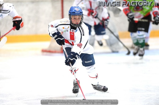 2018-04-27 Torneo Aosta 0784 Hockey Milano Rossoblu U15-Valpellice - Samuele Ravera